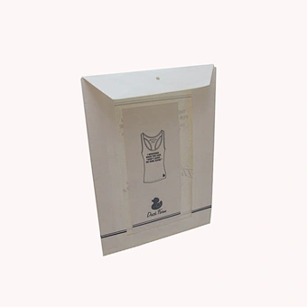 Customized Logo Printing Clothing Brand Label Envelope With Window