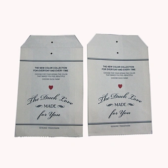 Customized Logo Printing Clothing Brand Label Envelope With Window